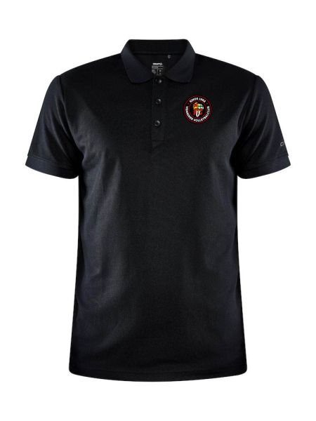 Polo zwart Heren - HVC Hemrik