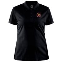 Polo zwart Dames - HVC Hemrik